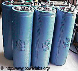 7 of the above mentioned capacitors: 4kJ energy storage.