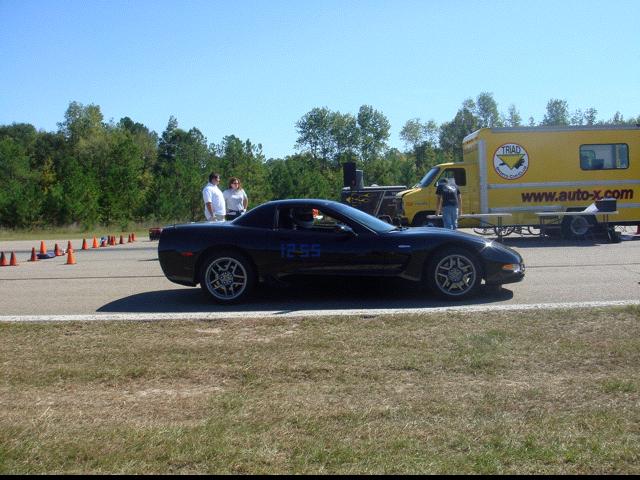 Trying out the car's limits at an autocross. I did OK.