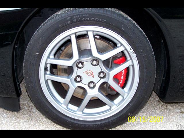 The Z06 front brakes.