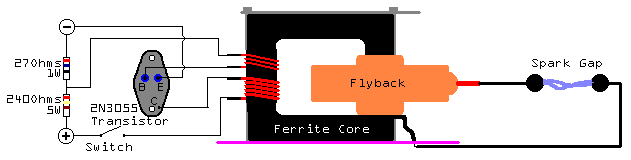 Diagram of completed circuit.