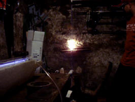 Laser igniting matches from a distance.