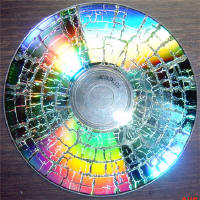 Microwaved CD.