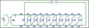 Marx Generator Schematic.