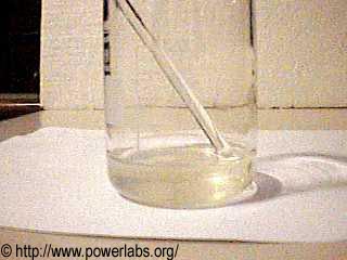 Nitrocellulose in acetone solution.