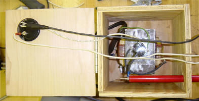 Open temporary power supply before painting.