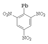 Representation of the Lead Picrate molecule.