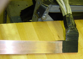 Rail with first 2.5inches insulated by Vinyl tape and PFA film.