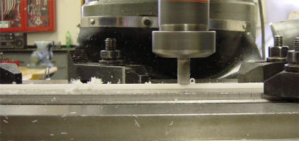 Machining rail spacers.