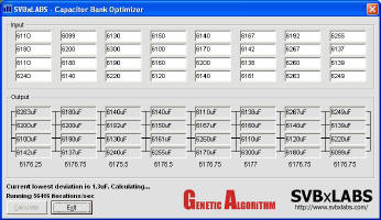 Output window from Slava's program.