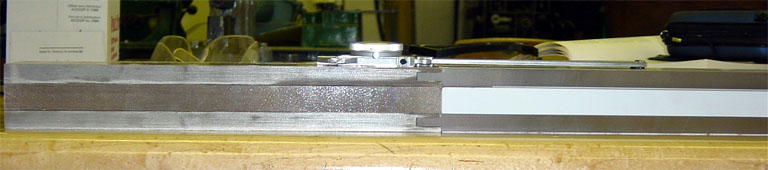 Side view of the slot that allows the projectile injector and the railgun to fit together.