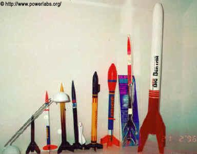 My rocket collection.